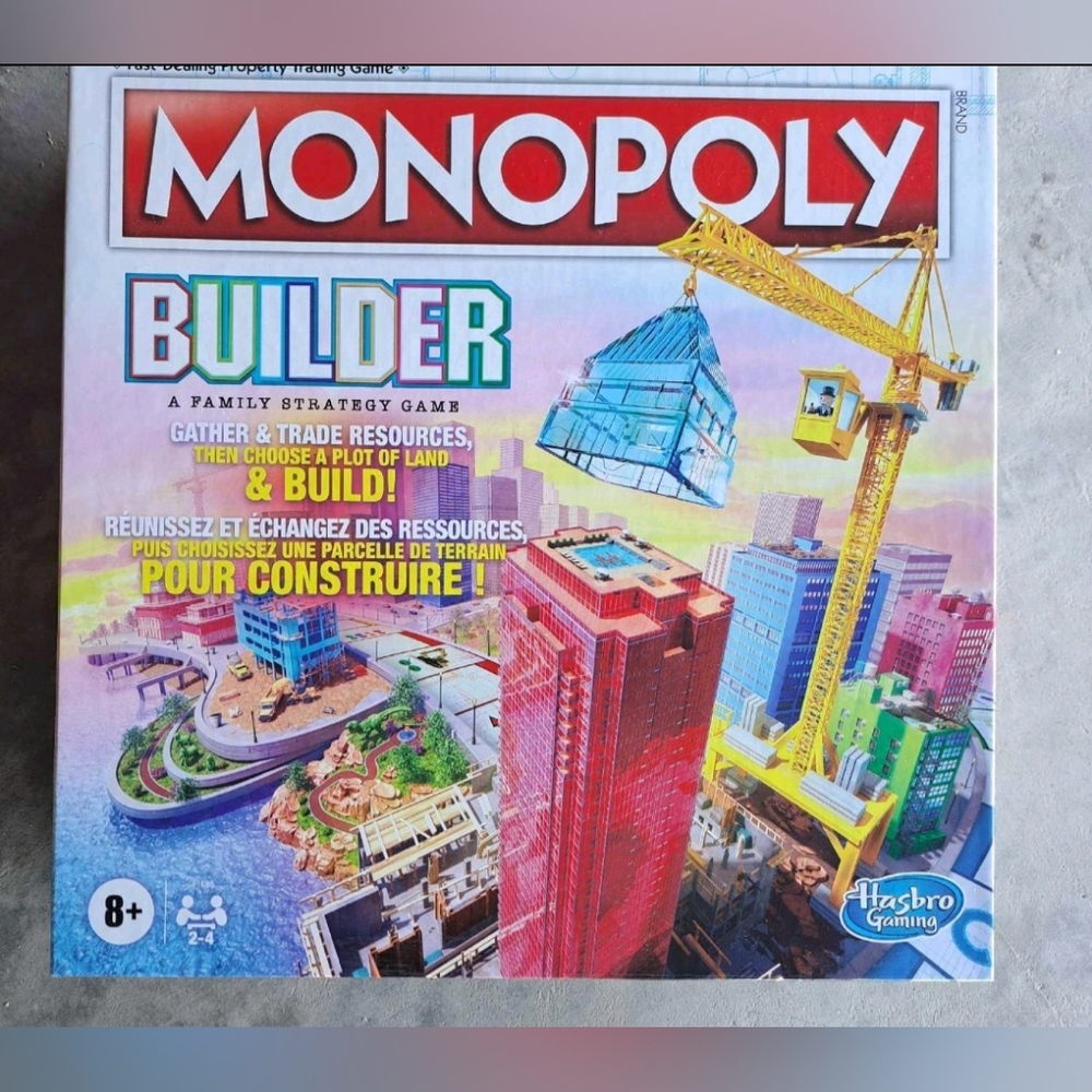Brand New Monopoly Builder Board Game